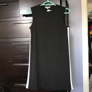 Black casual tshirt dress